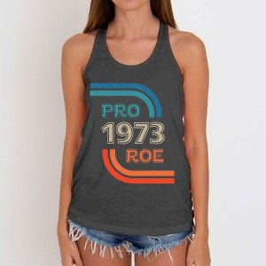 Pro Roe 1973 Roe Vs Wade Pro Choice Womens Rights Women's Knotted Racerback Tank