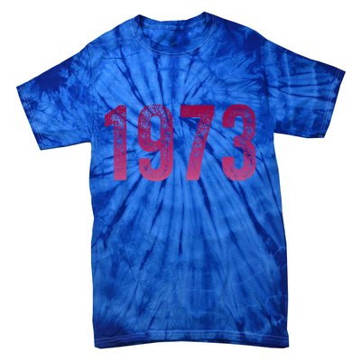 Pro Roe 1973 Gift Protect Roe V Wade Gift Cool Gift Tie-Dye T-Shirt