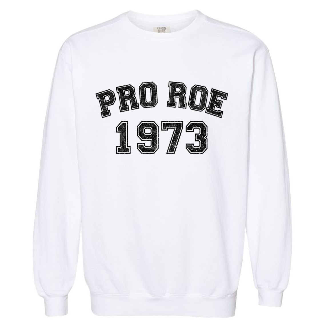 Pro Roe 1973 Vintage Distressed Gift Garment-Dyed Sweatshirt