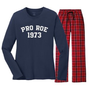 Pro Roe 1973 Women's Long Sleeve Flannel Pajama Set 