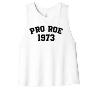 Pro Roe 1973 Women's Racerback Cropped Tank