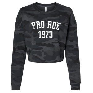 Pro Roe 1973 Distressed Cropped Pullover Crew