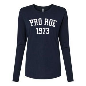 Pro Roe 1973 Distressed Womens Cotton Relaxed Long Sleeve T-Shirt