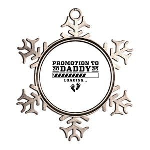 Pregnancy Reveal 2025 Promotion To Daddy Metallic Star Ornament