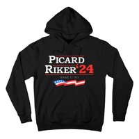 Picard Riker 2024 Make It So American Flag Hoodie