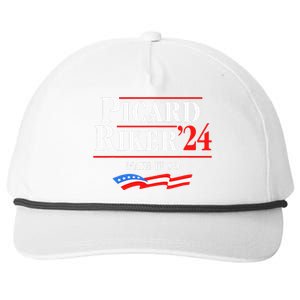 Picard Riker 2024 Make It So American Flag Funny Political Snapback Five-Panel Rope Hat