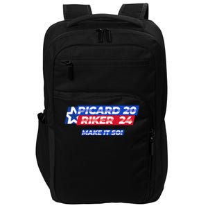 Picard Riker 2024 Make It So Politics Election Parody Impact Tech Backpack