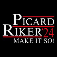 Picard Riker 24 Make It So For President 2024 Impact Tech Backpack