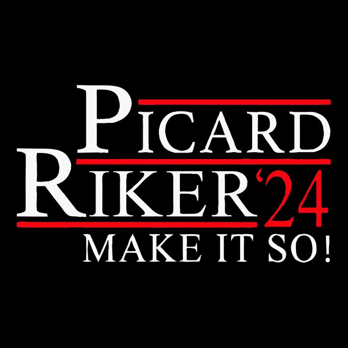 Picard Riker 24 Make It So For President 2024 Impact Tech Backpack