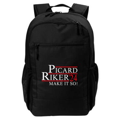 Picard Riker 24 Make It So For President 2024 Backpack
