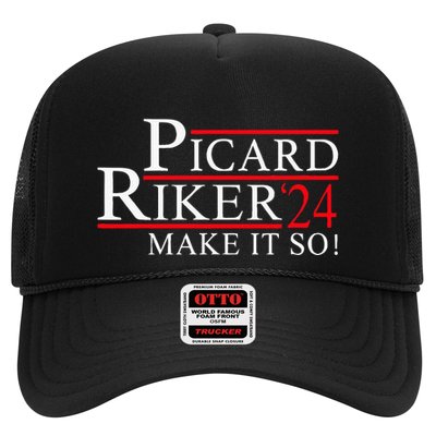 Picard Riker 24 Make It So For President 2024 Trucker Hat