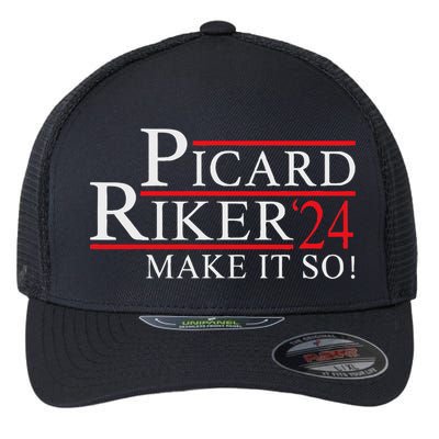 Picard Riker 2024 Presidential Campaign Flexfit Unipanel Trucker Cap