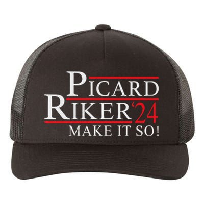 Picard Riker 2024 Presidential Campaign Yupoong Adult 5-Panel Trucker Hat