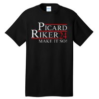 Picard Riker 2024 Presidential Campaign Tall T-Shirt