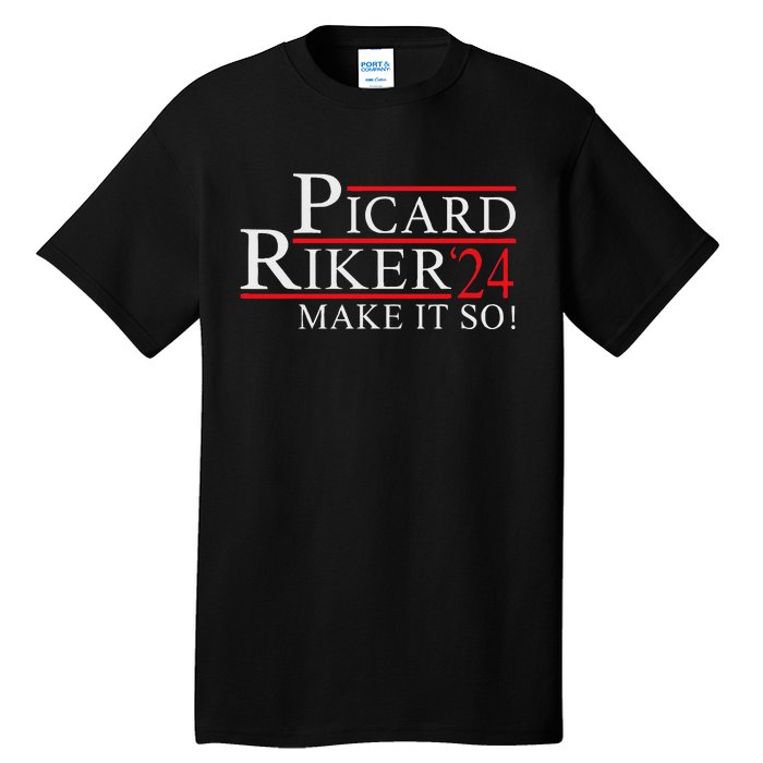 Picard Riker 2024 Presidential Campaign Tall T-Shirt