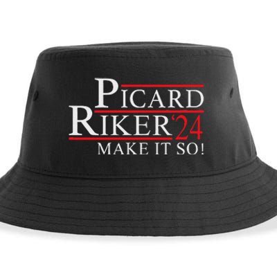 Picard Riker 2024 Presidential Campaign Sustainable Bucket Hat