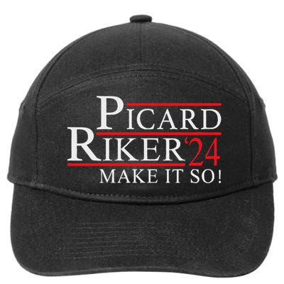 Picard Riker 2024 Presidential Campaign 7-Panel Snapback Hat