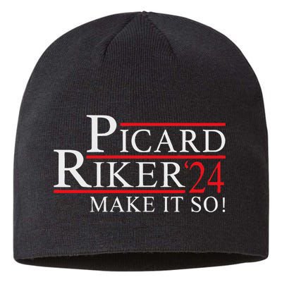 Picard Riker 2024 Presidential Campaign Sustainable Beanie