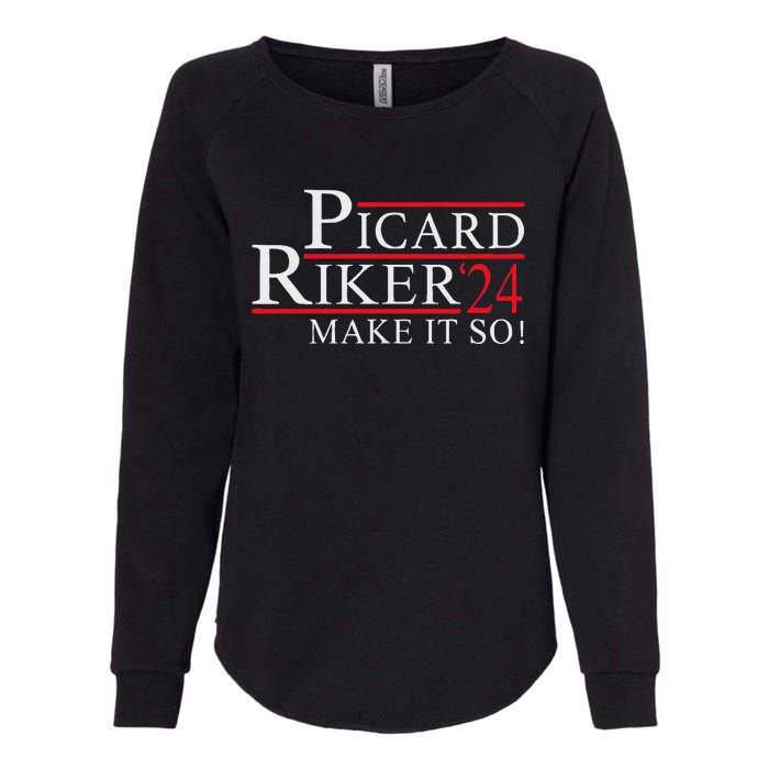 Picard Riker 2024 Presidential Campaign Womens California Wash Sweatshirt