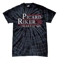 Picard Riker 2024 Presidential Campaign Tie-Dye T-Shirt