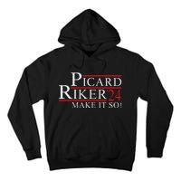 Picard Riker 2024 Presidential Campaign Tall Hoodie