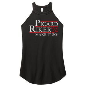 Picard Riker 2024 Presidential Campaign Women's Perfect Tri Rocker Tank