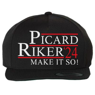 Picard Riker 2024 Presidential Campaign Wool Snapback Cap