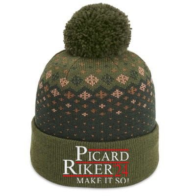 Picard Riker 2024 Presidential Campaign The Baniff Cuffed Pom Beanie