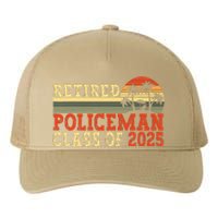 Policeman Retirement 2025 Retiree Police Officer Yupoong Adult 5-Panel Trucker Hat