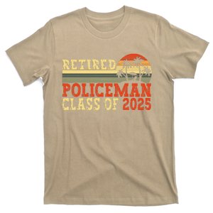 Policeman Retirement 2025 Retiree Police Officer T-Shirt