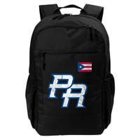 Puerto Rico Baseball Flag Pride Boricua Puerto Rico Backpack