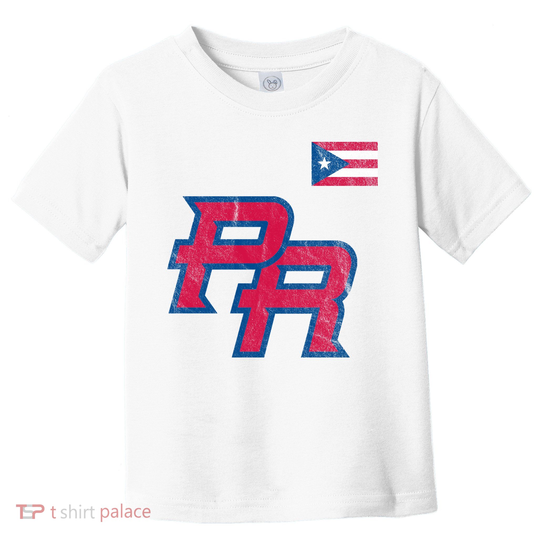 Puerto Rico Baseball Flag Pride Boricua Puerto Rico Toddler T-Shirt