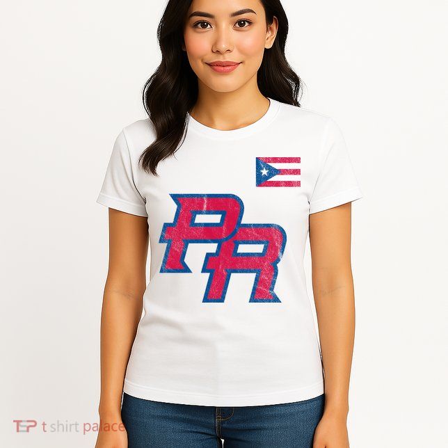 Puerto Rico Baseball Flag Pride Boricua Puerto Rico Women's T-Shirt