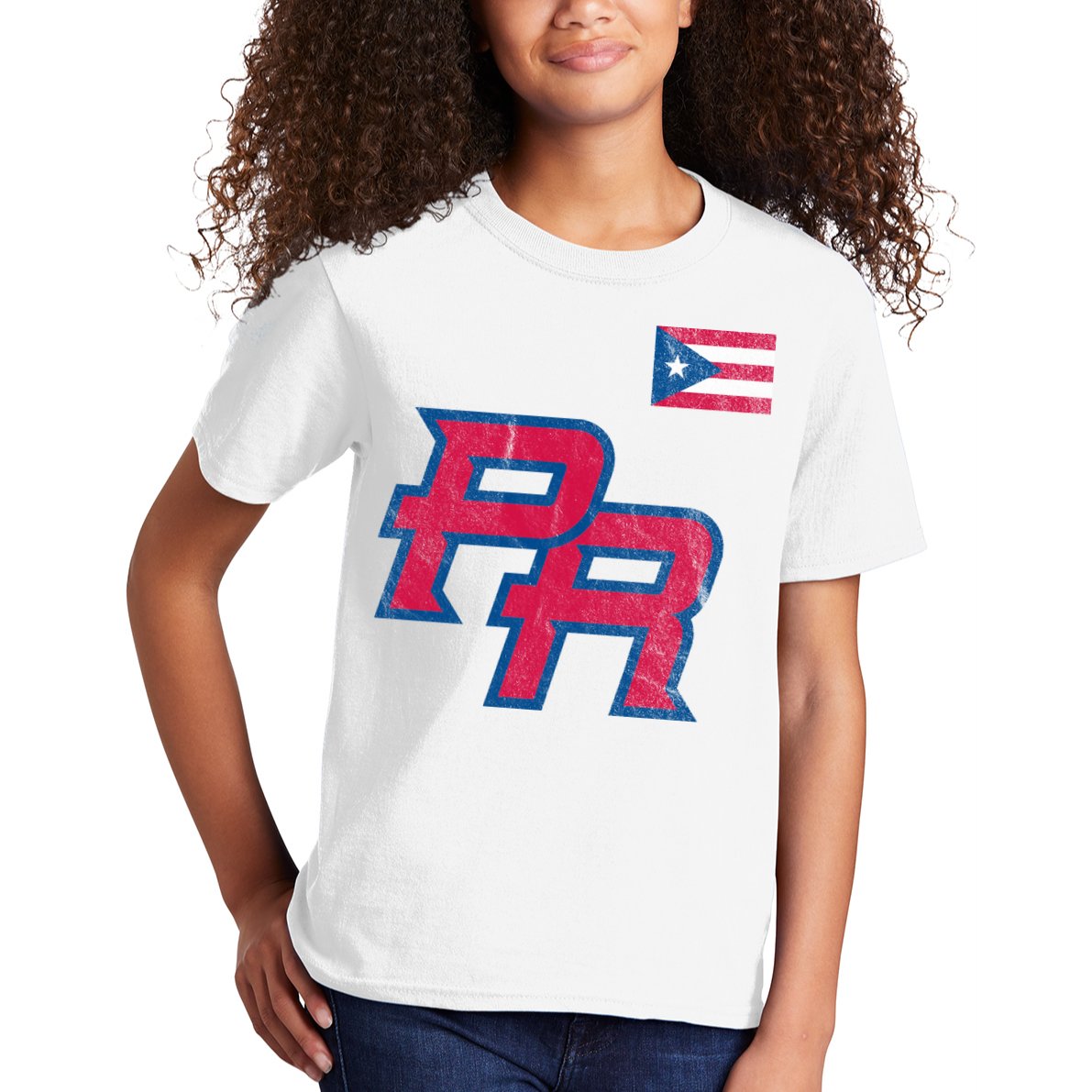 Puerto Rico Baseball Flag Pride Boricua Puerto Rico Kids T-Shirt