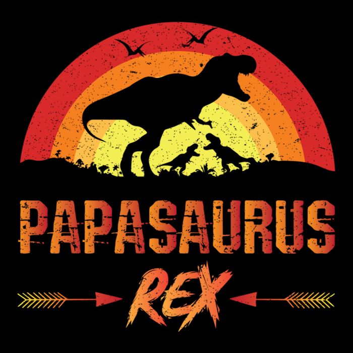 Papasaurus Rex 2 Sunset For Fathers Day Daddysaurus Gift Mug
