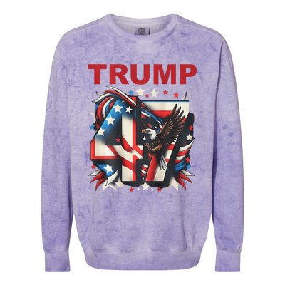 Presidential Race 2025 Trump Kamala YouRe Fired Colorblast Crewneck Sweatshirt