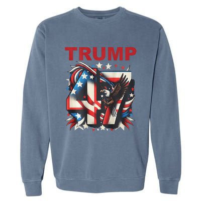 Presidential Race 2025 Trump Kamala YouRe Fired Garment-Dyed Sweatshirt