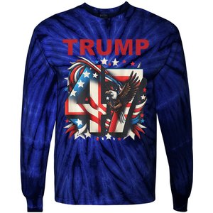 Presidential Race 2025 Trump Kamala YouRe Fired Tie-Dye Long Sleeve Shirt