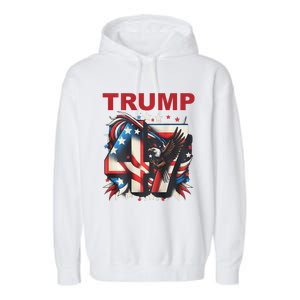 Presidential Race 2025 Trump Kamala YouRe Fired Garment-Dyed Fleece Hoodie