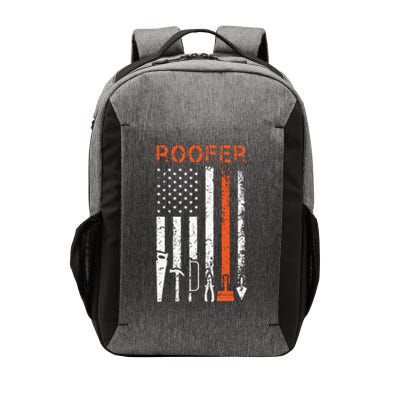 Patriotic Roofer American USA Flag Roofing Slating Vector Backpack