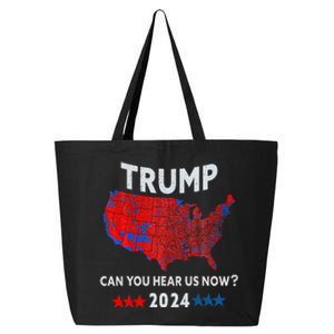 Patriotic Red And Blue Map Usa County Election Map 25L Jumbo Tote