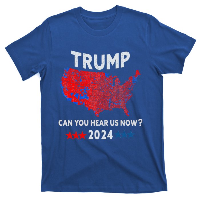 Patriotic Red And Blue Map Usa County Election Map T-Shirt