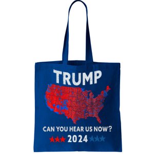 Patriotic Red And Blue Map Usa County Election Map Tote Bag