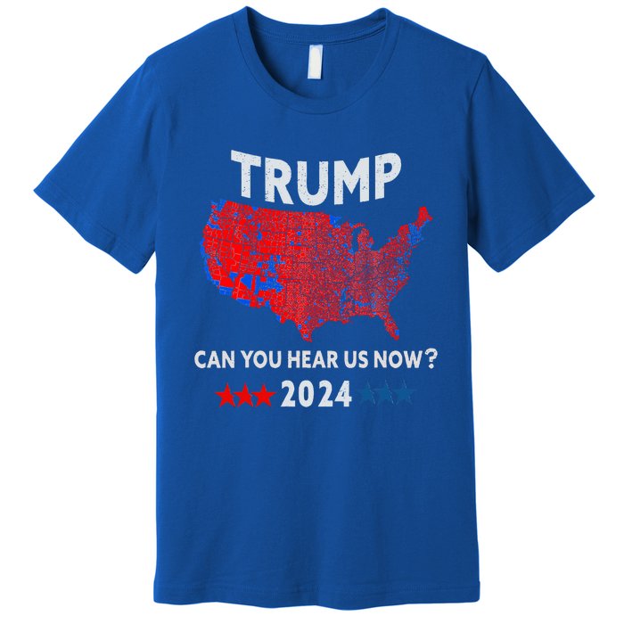 Patriotic Red And Blue Map Usa County Election Map Premium T-Shirt