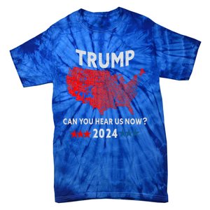 Patriotic Red And Blue Map Usa County Election Map Tie-Dye T-Shirt