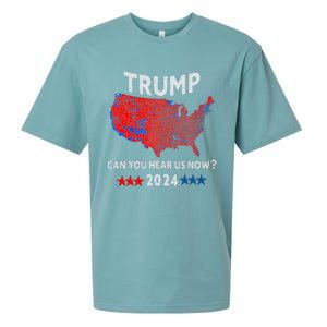 Patriotic Red And Blue Map Usa County Election Map Sueded Cloud Jersey T-Shirt