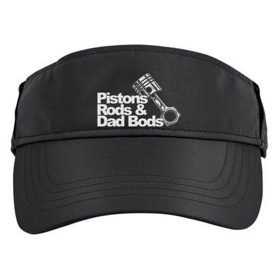 Pistons Rods And Dad Bods Engineer Classic Car Adult Drive Performance Visor