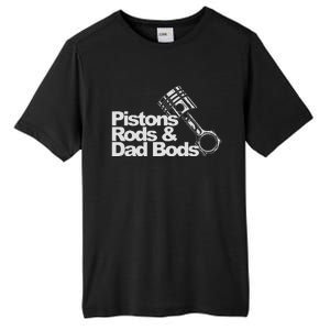 Pistons Rods And Dad Bods Engineer Classic Car Tall Fusion ChromaSoft Performance T-Shirt