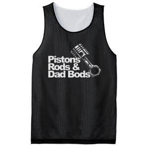 Pistons Rods And Dad Bods Engineer Classic Car Mesh Reversible Basketball Jersey Tank