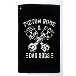 Piston Rods And Dad Bods Diesel Car Mechanic Garage Auto Platinum Collection Golf Towel